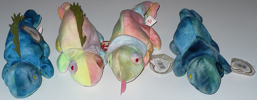 Beanie Baby Lizards