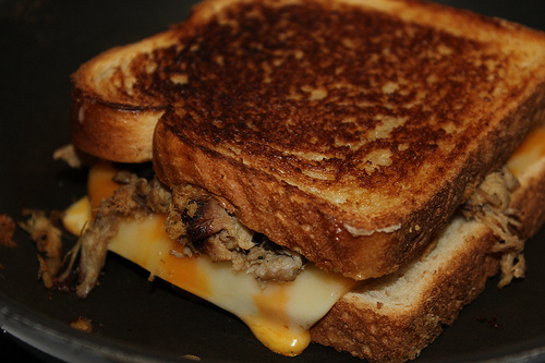 Grilled Cheese & Barbecue Sandwich
